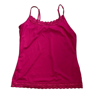 Reitmans Pink Lace Trim Camisole